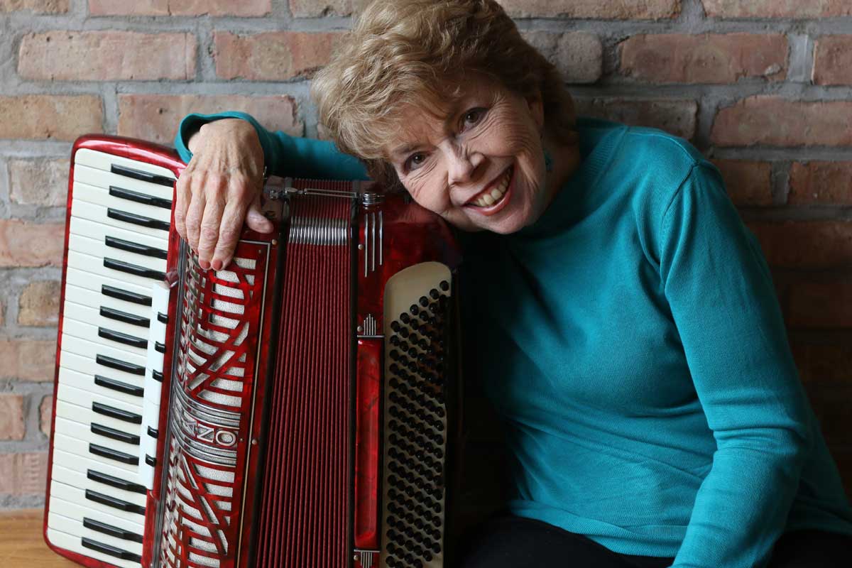 Mary Ellen and her accordian